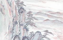 水墨山水畫圖片