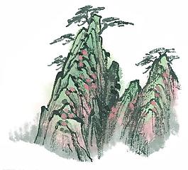 水墨山水畫圖片