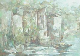 油畫(huà) 風(fēng)景圖片