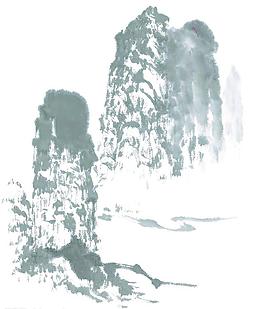 水墨山水畫圖片