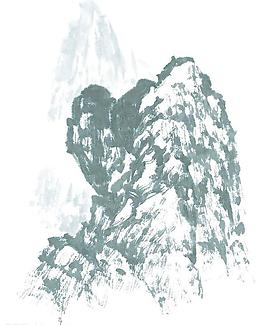 水墨山水畫圖片