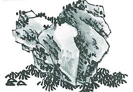 水墨山水畫圖片
