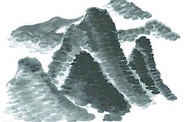 水墨山水畫圖片