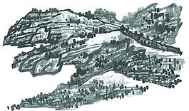水墨山水畫圖片