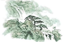 水墨山水畫圖片