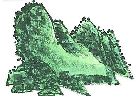 水墨山水畫圖片