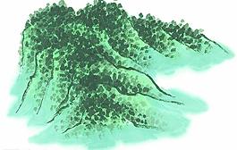 水墨山水畫圖片