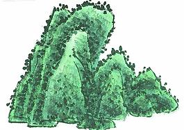 水墨山水畫圖片