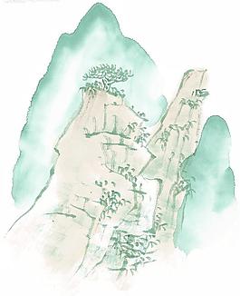 水墨山水畫圖片