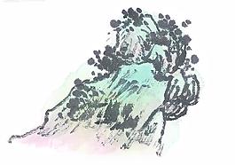水墨山水畫圖片