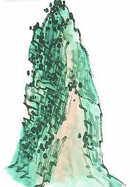 水墨山水畫圖片