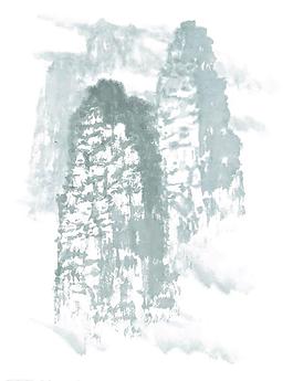 水墨山水畫圖片