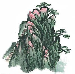 水墨山水畫圖片