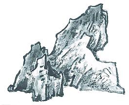 水墨山水畫圖片