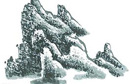 水墨山水畫圖片