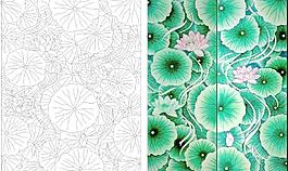 藝術(shù)玻璃矢量圖圖片