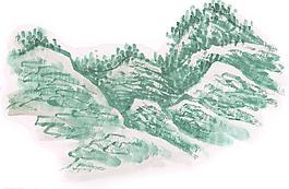水墨山水畫圖片