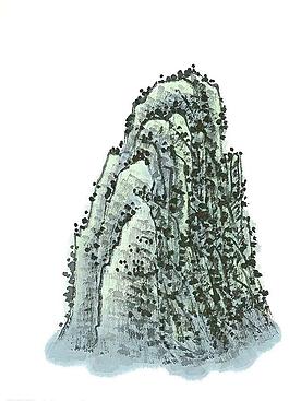 水墨山水畫圖片