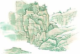 水墨山水畫圖片