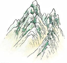 水墨山水畫圖片