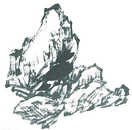 水墨山水畫圖片