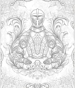 歐式古典花紋底紋圖片