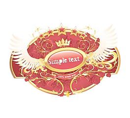 歐式label矢量素材圖片