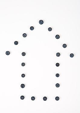 創(chuàng)意藍莓箭頭圖片
