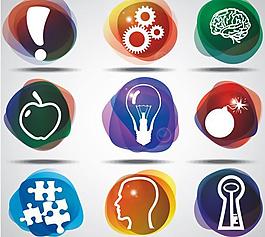 動感創意圖標圖片