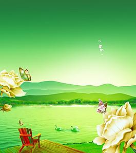 創(chuàng)意湖景圖片