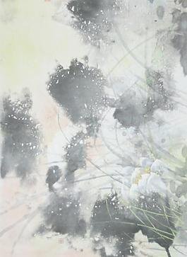 國(guó)畫(huà)荷花圖片