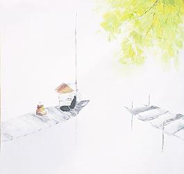 油畫風景圖片