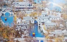 明湖景色賽江南圖片
