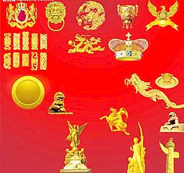 金色物品(歐式)圖片