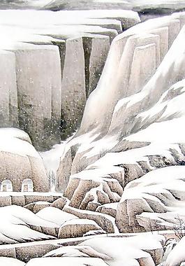 高原雪韻圖片