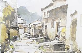 水彩畫圖片