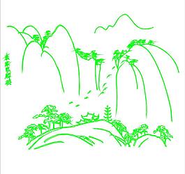 山水畫圖片