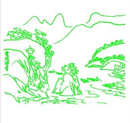 山水畫圖片
