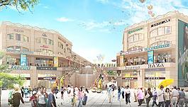 歐式商業(yè)街建筑圖片