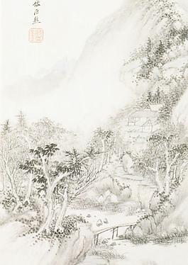 山水畫圖片