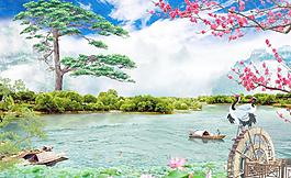 迎客松图片