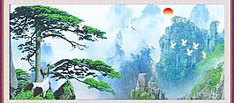 迎客松圖片