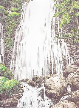 瀑布風(fēng)景圖片