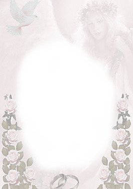 淡雅歐式風(fēng)格婚紗模板圖片
