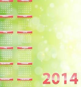 2014日歷