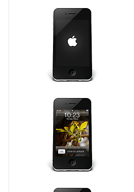 白色iPhone4圖標