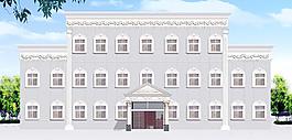 歐式建筑效果圖圖片