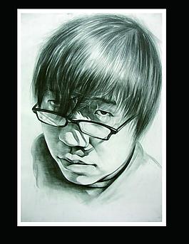 手繪創(chuàng)意 素描人物頭像圖片