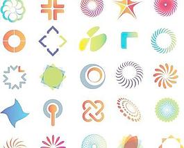 實際的logo模板矢量圖形