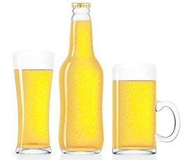 空的啤酒矢量
